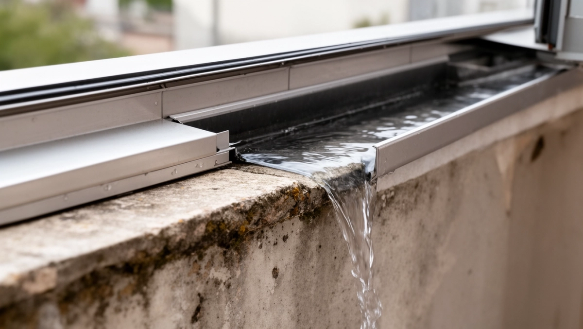 Profil okapowy balkonowy z rynną