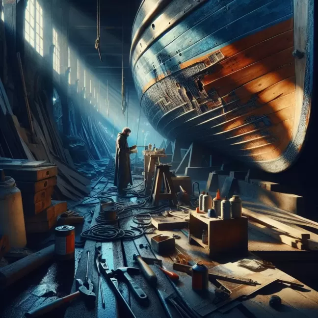 jak wyremontować łódkę