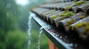 jaki spadek na rynnie