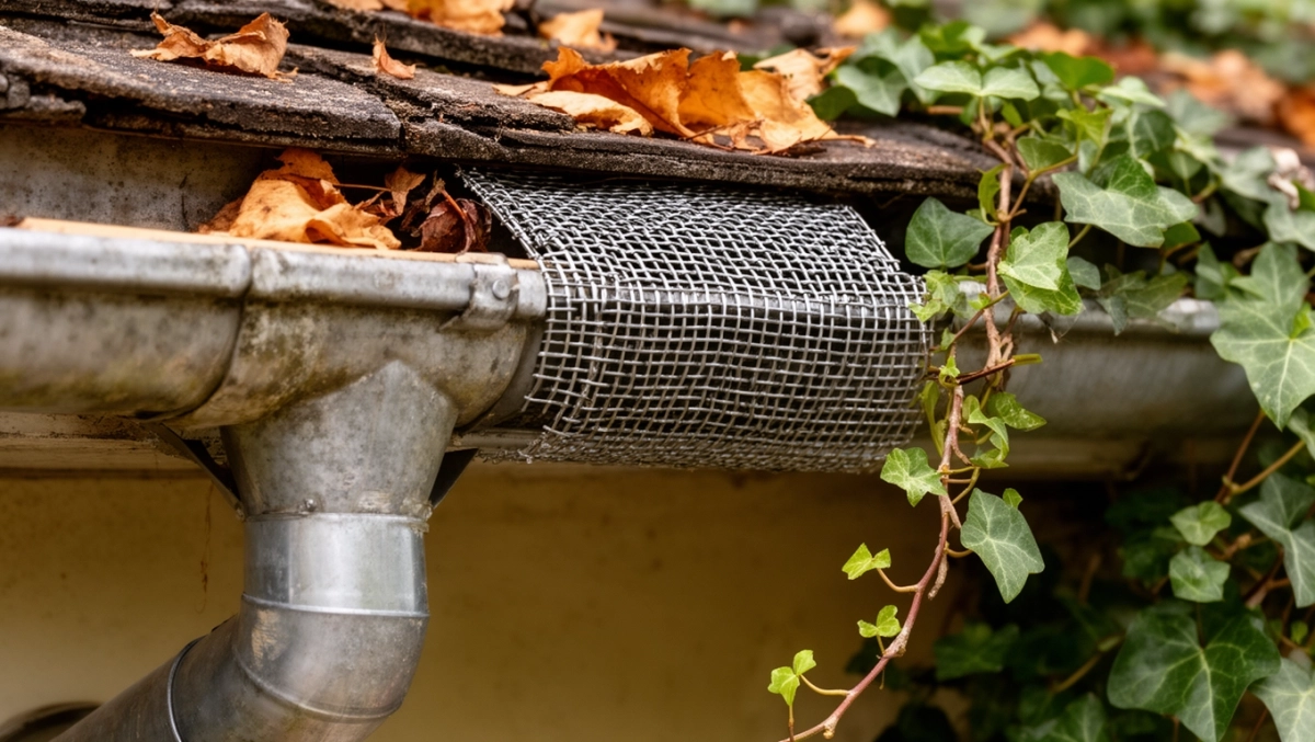 zabezpieczenie na rynny przed kunami